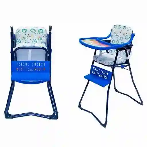 Silla Comedor Plegable Azul