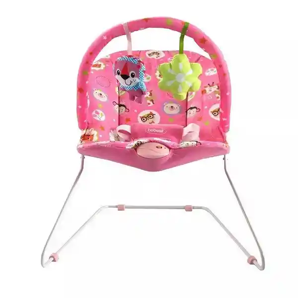 Bebesit Silla Vibradora Para Bebe Antireflujo Rosada