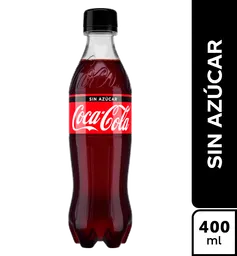 Coca Cola Sin Azúcar 400 ml