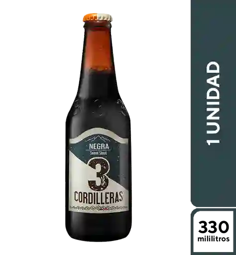 3 Cordilleras Negra 330 ml