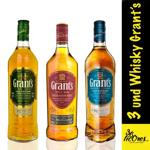 Grants Triple Wood + Gransts Ale Cask + Grants Sherry Cask