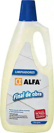 Alfa Limpiador Final De Obra 1 L