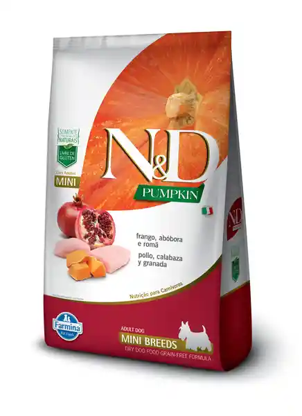 N&D Pumpkin Canine Adult Frango Mini 2.5Kg