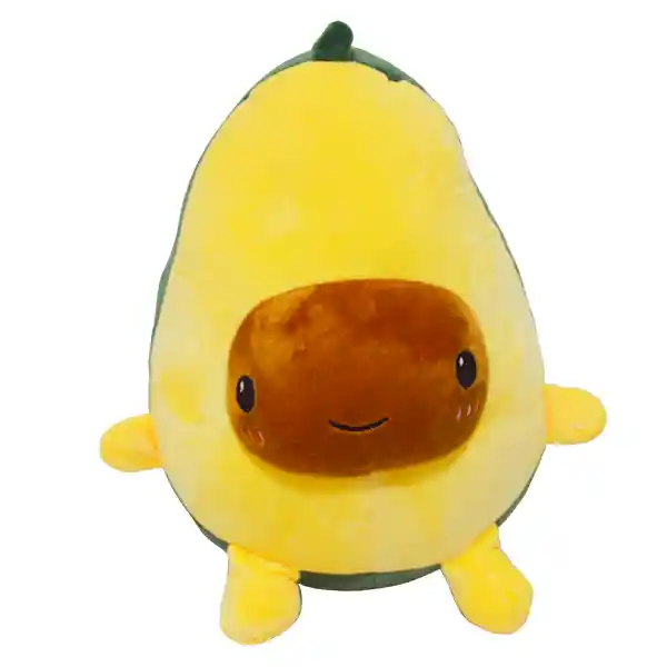 Peluche Aguacate Premium Color Verde y Amarillo