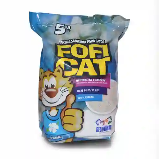 Arena Para Gatos Fofi Cat Sanitaria 5 Kg