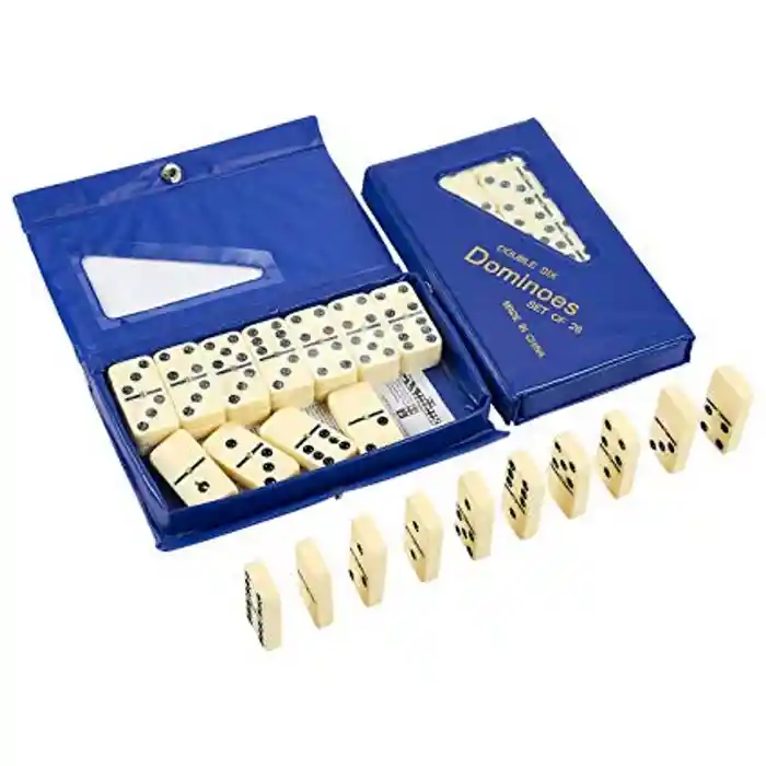 Domino Set X 28 Fichas Double Six Caja