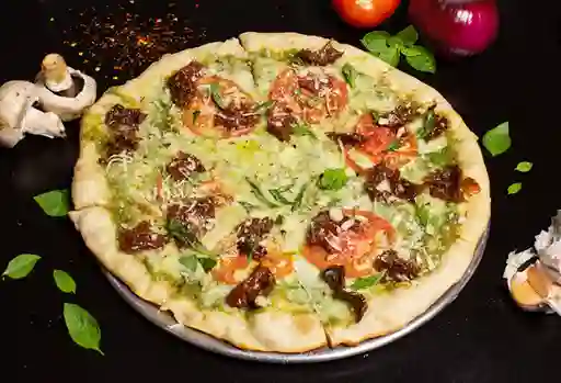 Pizza Pesto con Tomates Secos