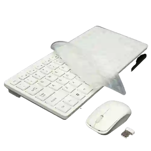 Mac Combo Mini Teclado Y Mouse Inalambrico Tipo Elegante 1 U