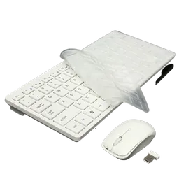 Mac Combo Mini Teclado y Mouse Inalámbrico Tipo Elegante