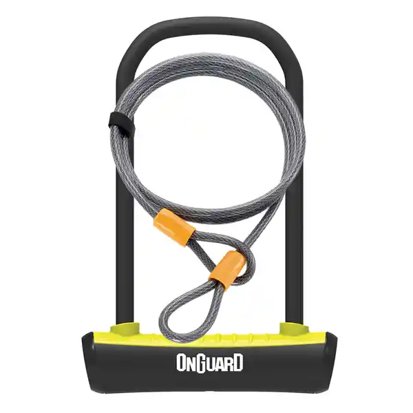 Candado Onguar 8154 Para Bicicleta Neón Guaya Amarillo 1 U