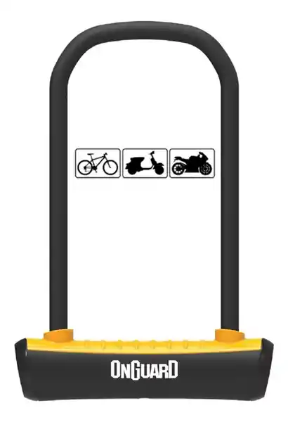 Candado Onguard 8153 Para Bicicleta Neón Naranja 1 U