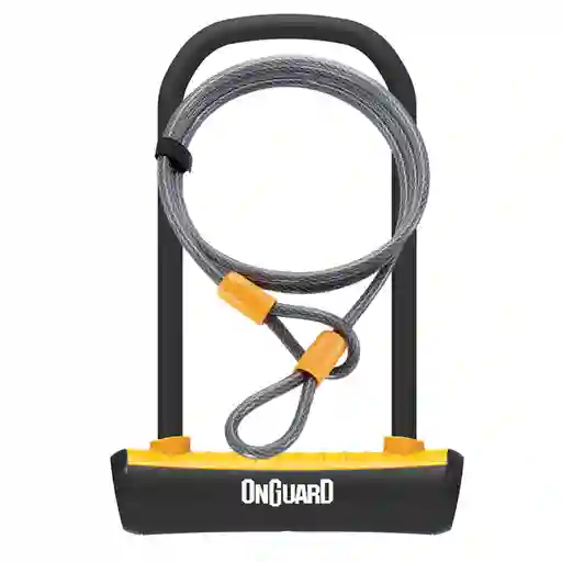 Candado Onguard 8154 Para Bicicleta Neón Guaya Naranja 1 U