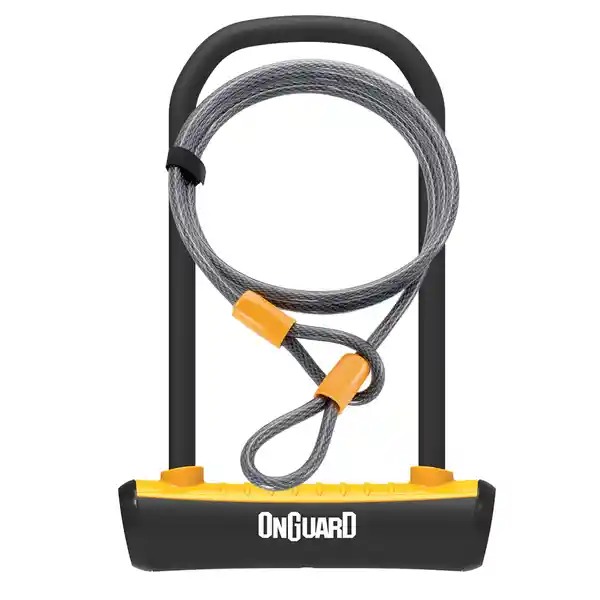 Candado Onguard 8154 Para Bicicleta Neón Guaya Naranja 1 U