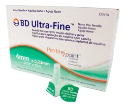 Bd Ultra-Fine Aguja para Pen de Insulina