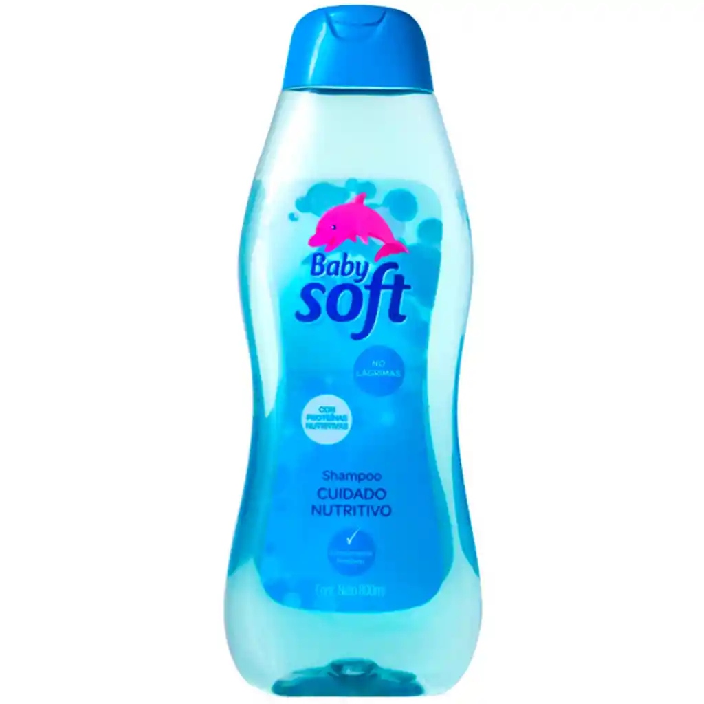 Baby Soft Shampoo Cuidado Nutritivo Azul X 800 Ml