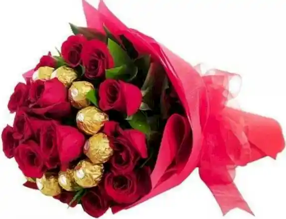 Ferrero Bouquet De Rosas Con Chocolates
