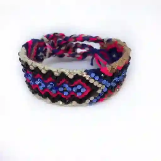 Wayuu Brazalete Con Cristales