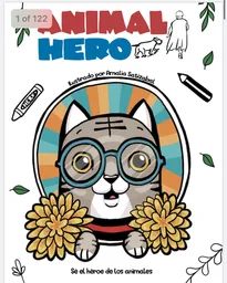 Libro de Colorear Animal Hero Se El Heroe de Los Animales 1 U