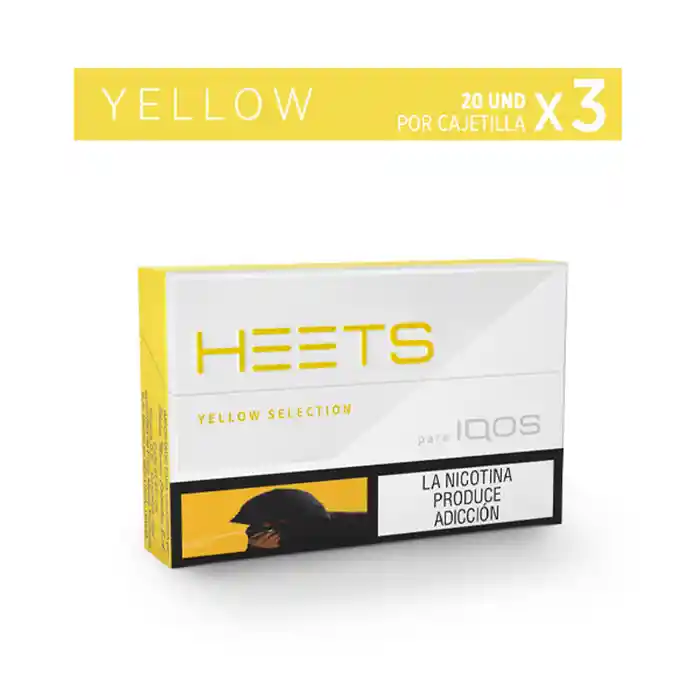 Heets Yellow - - Pack X3 20 Cajetillas