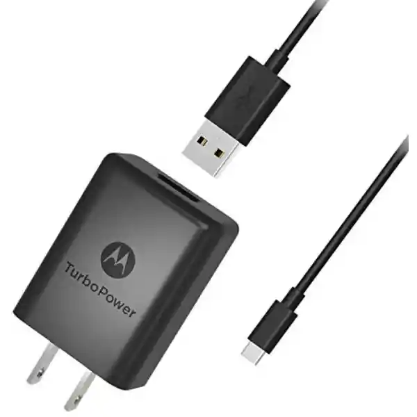 Motorola Cargador Turbo Power 15+ Cable Tipo C