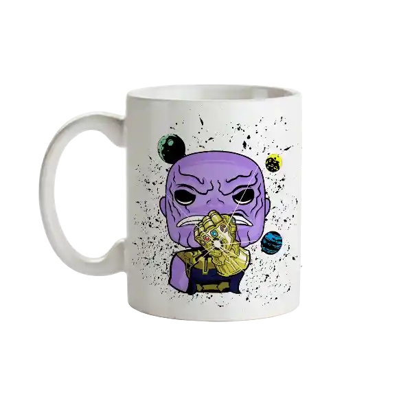 Mug Thanos Guantelete Tipo Pop