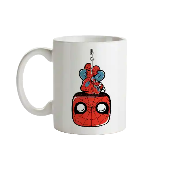 Mug Spiderman Telaraña Tipo Pop