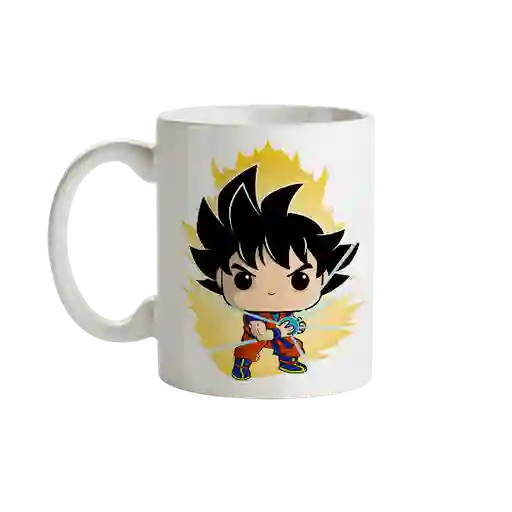 Mug Goku Kamehameha Tipo Pop