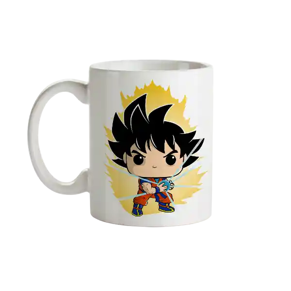 Mug Goku Kamehameha Tipo Pop