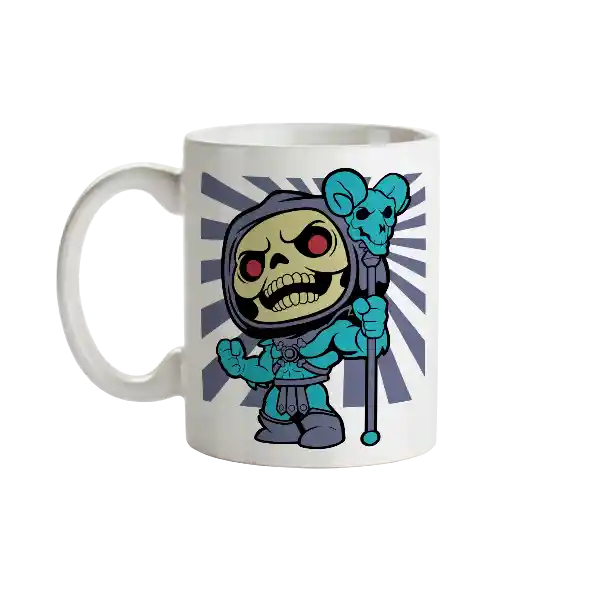 Mug Skeletor Master Of The Universe Tipo Pop