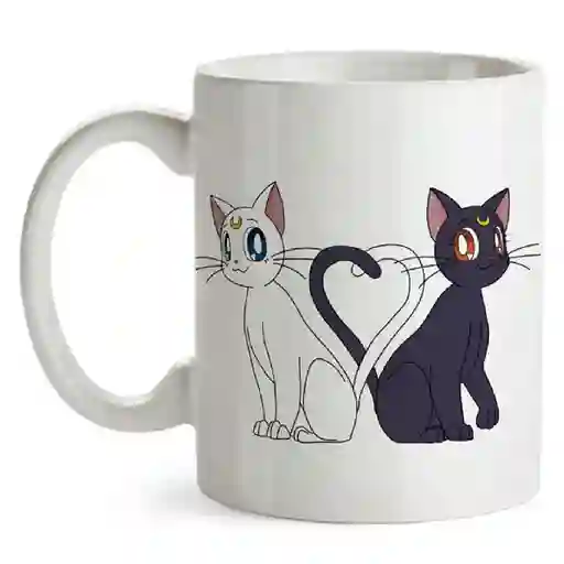 Mug Luna Y Artemis Sailor Moon