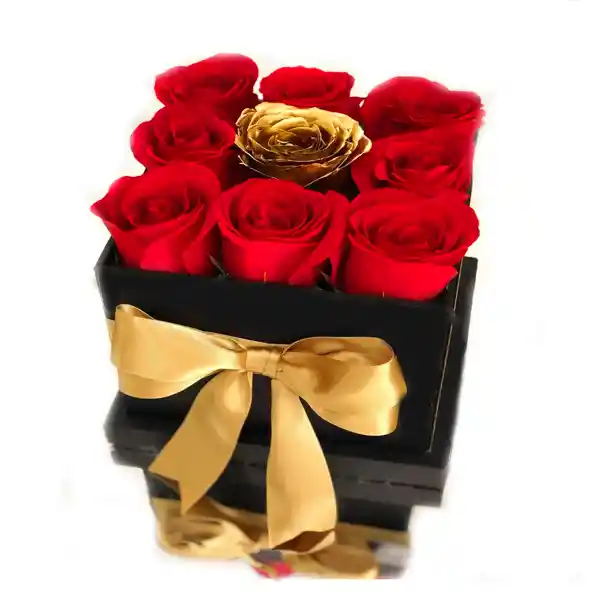 Caja De Rosas Gold Woman