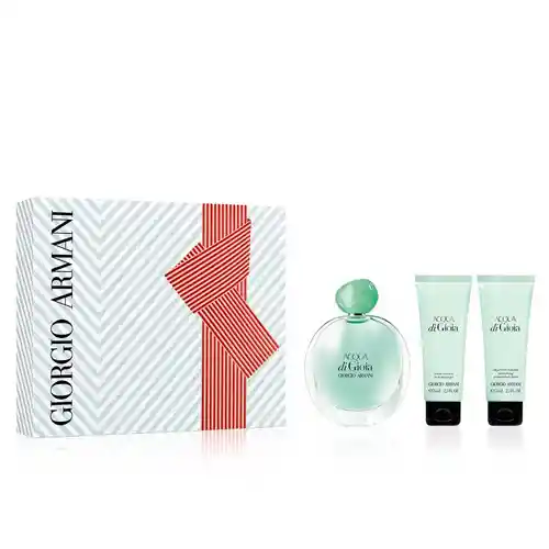 Giorgio Armani Pack Acqua Di Gioia + Gel + Locion 3 U