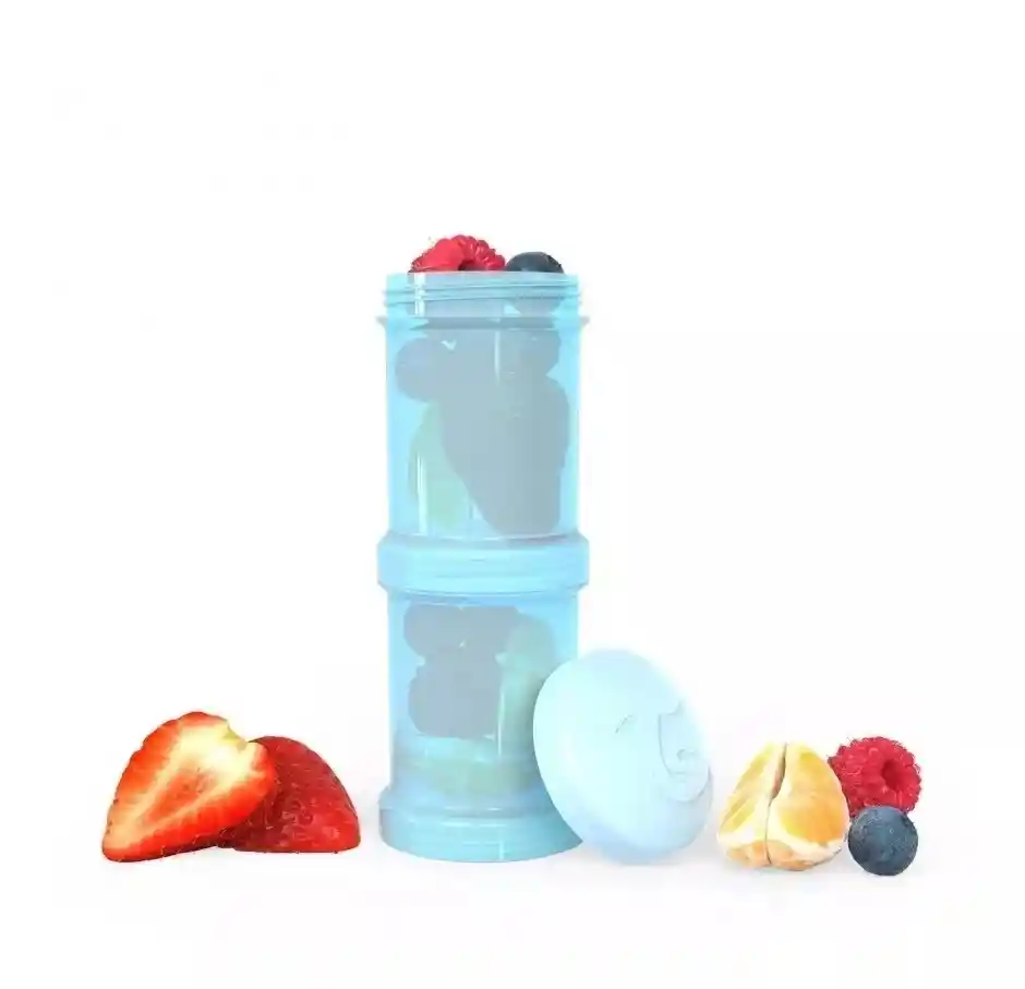 Twistshake Contenedor Dosificador Para Tetero 200 Ml Azul