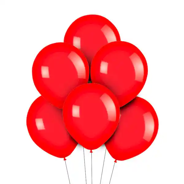 Globo Rojos 12 U