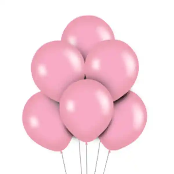 Globo Partytex Rosado Satin 12 U