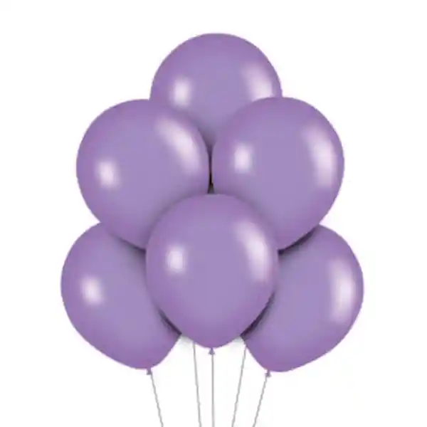 Globo Partytex Lila Satin 12 U