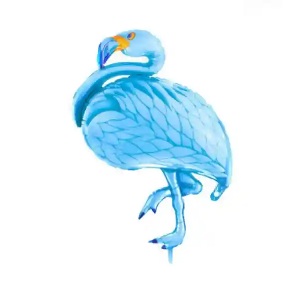 Globo Flamingo Azul 1 U