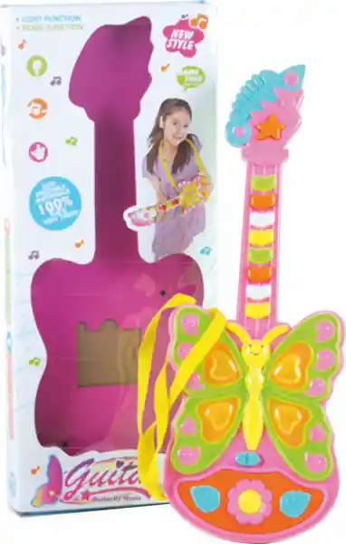 Juguetelandia Guitarra Mariposa Caja