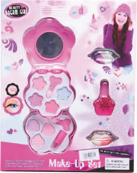 Maquillaje Flor Espejo Mediana Dream Girl Caja