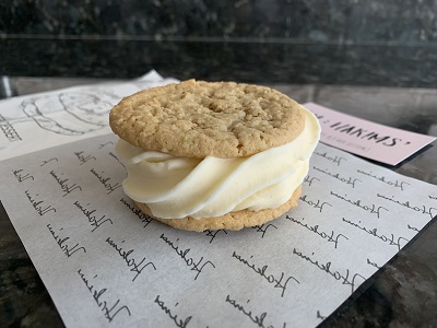 Ice Cream Sándwich Lemon Cheesecake