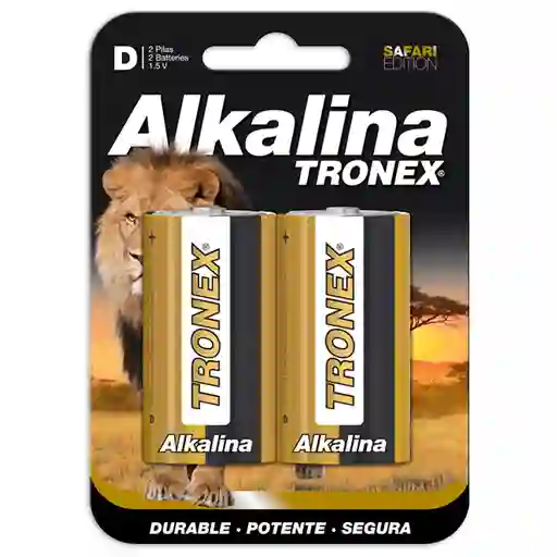 Tronex Pila Tipo D Alcalina