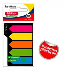 Banderitas Plasticas Neon Oe-372