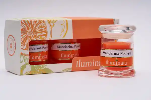 ILUMINATAKit De Velas Vaso Mandarina Pomelo 5 X 7Cm