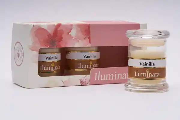 ILUMINATA Kit Velas Vaso V57 Vainilla