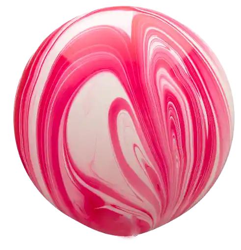 Globo Qualatex 30 Agata Red & White