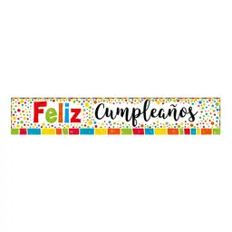 Sempertex Cartel Jumbo Metalizado Feliz Cumpleaños Multicolor 