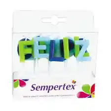 Sempertex Vela En Letras Feliz Cumpleaños Niño