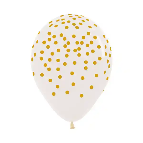 Sempertex Globo Inf-Confetti Dorado R12