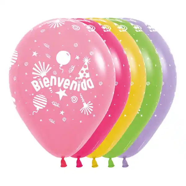 Sempertex Globo Inf Bienvenida Surt R12