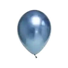 Globo Qualatex 11 Chrome Azul